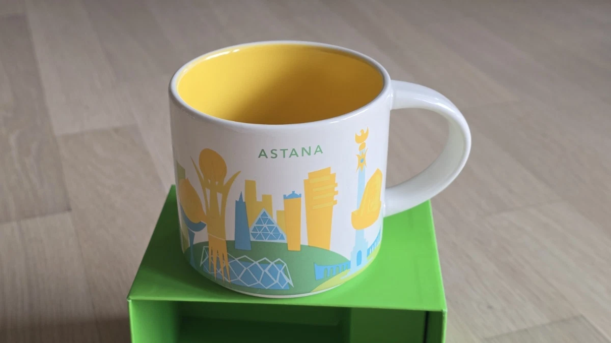 Starbucks You Are Here Collection Kazakhstan Astana Kaffeebecher