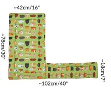 Kavee C&C Cage Liners “Piggy Mania ” Fleece Liner Loft Guinea Pig Comfort