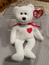 VERY RARE! Ty Valentino Beanie Baby 1993/1994 w/ MANY ERRORS! /RARE BROWN NOSE!
