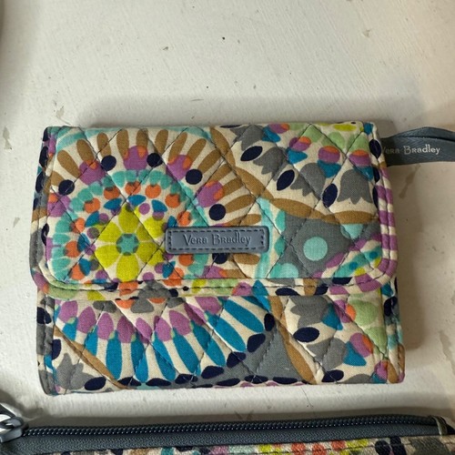 Vera Bradley Sunny Medallion Hipster Crossbody Purse Wallet Pouch 3 Piece Set - Picture 3 of 9