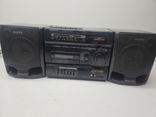 Sony CFS-1055 AM/FM Cassette Player Boombox 5-Band Equalizer Mega Bass Tested