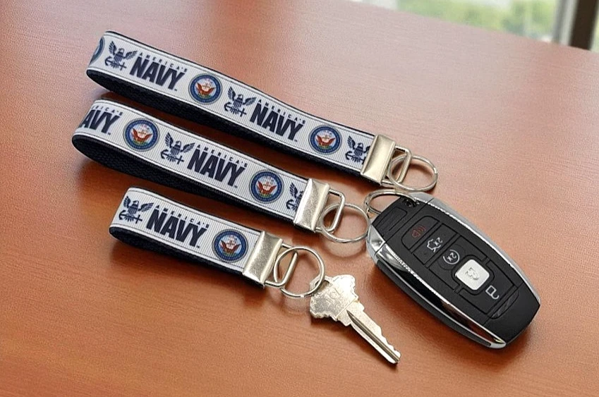 Ejército Llavero Marines Llaveros Marina Fuerza Aérea Muñequera Llavero Cremallera Mochila Foto 4 de 4