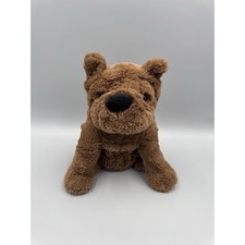 Dan Dee English Bulldog Puppy Dog 10  Chocolate Brown Stuffed Animal