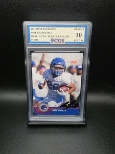 Sire Gaines [RC] #B-94 (2024) ONIT Autograph Certified - Graded 10 [FCGS] GEM-MT