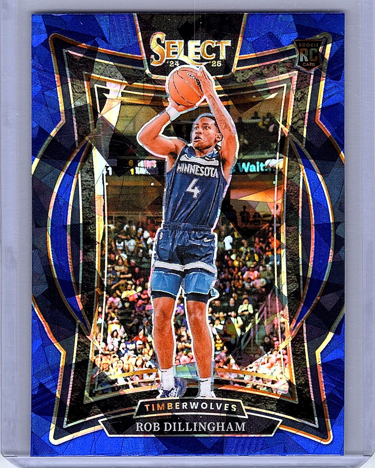 2024-25 Panini Select #84 Rob Dillingham Blue Prizm