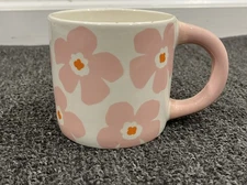 Modern Expressions Ceramic Mug Pink Flowers