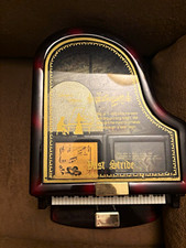 ZHIYIN GONGYI Vintage Miniature Grand Piano Music Box Works Well