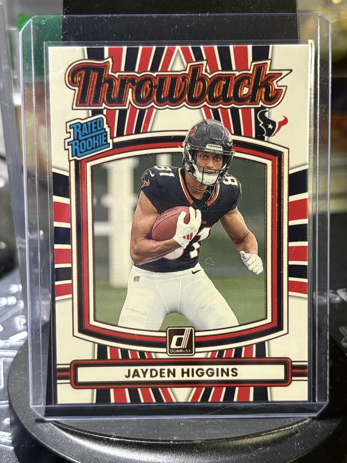 2025 Donruss #37 Jayden Higgins Rated Rookies Throwback