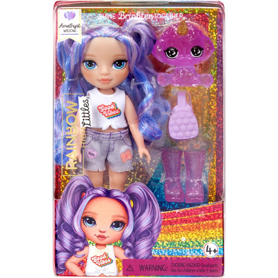 MGA 531234-EUC Rainbow High Littles Dolls- Amethyst (Purple) NEUHEIT 2025 +