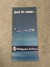 PHILIPPINE AIRLINES B 747 Safety Card