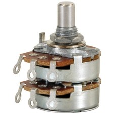 500K Audio Taper Stereo Potentiometer 1/4" Shaft