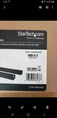 Vertical Cable Organizer with Finger Ducts - Vertical Cable Management Panel ...