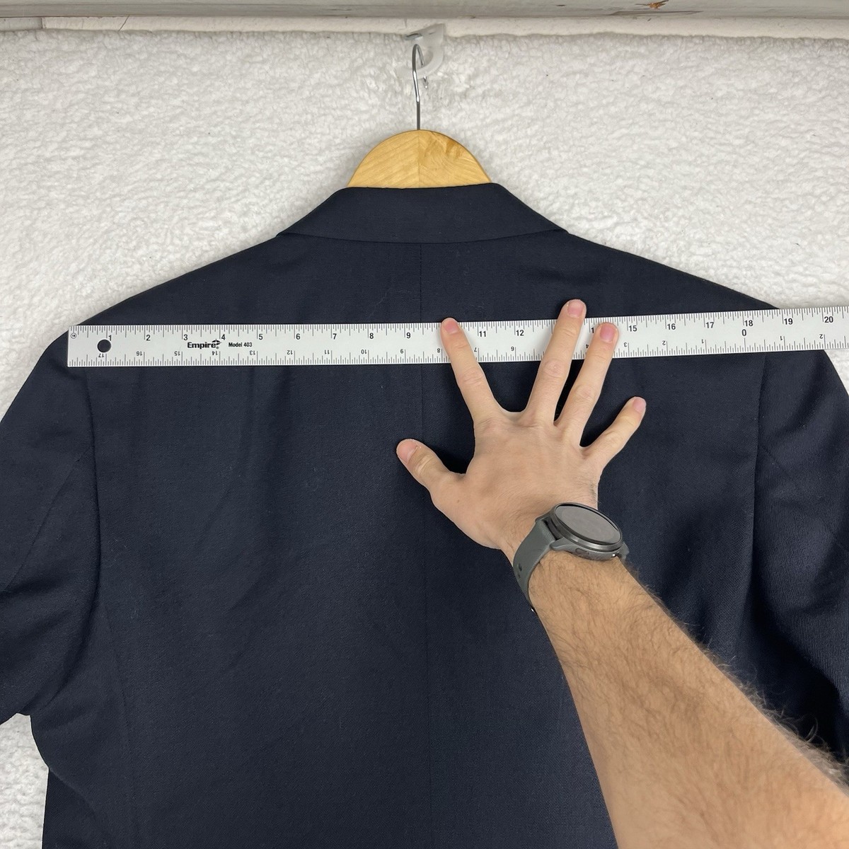 Vintage Christian Dior Monsieur Blazer Men 40 Navy Double Breasted