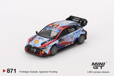 HYUNDAI i20 N Rally1 ミニカー 優勝記念 1/500 未使用 HYUNDAI i20 N Rally1 ミニカー 優勝記念 1/500 未使用 MINIGT