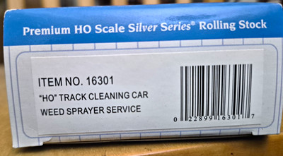 Bachmann HO Gauge Weed Sprayer Service Track Cleaning Car 16301