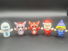 Rudolph The Red Nosed Reindeer The Island of Misfit Toys Finger Puppets Lot 5