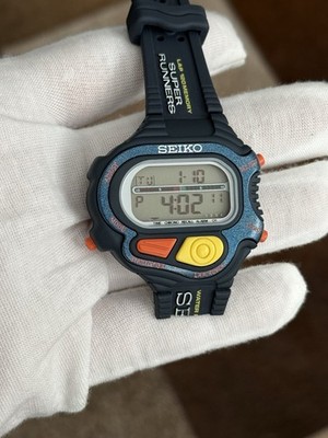 Rare Vintage Seiko Super Runners S640-4000 Men's Digital Sports