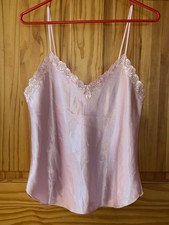 Wondermaid Camisole Size S Pink Satin Vintage