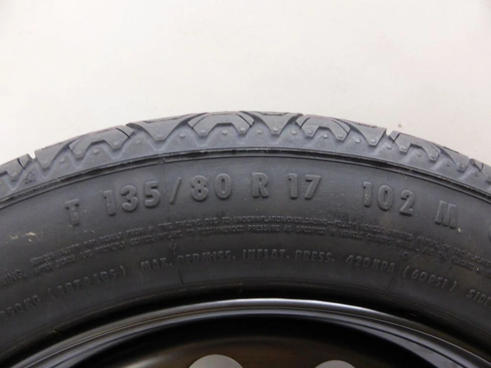 BMW 5er E61 E60 Notrad Ersatzrad Reserverad 135/80R17 Conti Original 6758778 TOP - Bild 4 von 4