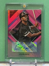 2020 Topps Fire Eloy Jimenez Magenta Auto 21/25 #FA-EJ