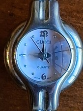 Gucci YA125511 Women’s 24mm Stainless Steel Quartz Watch Gold Band Silver Dial