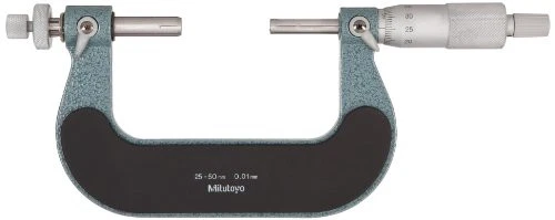 Mitutoyo 124-174 Gear Tooth Micrometer  Ratchet Stop  25-50mm Range  0.01mm