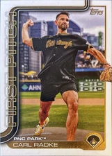 2025 Topps First Pitch - CARL RADKE - #FP-6 Pittsburgh Pirates Insert