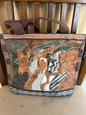 Laurel Burch Colorful Canvas Shoulder Bag Hor...
