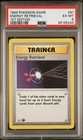 1999 POKEMON BASE SET 1ST EDITION #81 ENERGY RETRIEVAL PSA 6