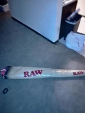 RAW CONE INFLATABLE BLOW UP CONE 4 FT Long (45")RAW Rolling Papers FREE SHIPPING