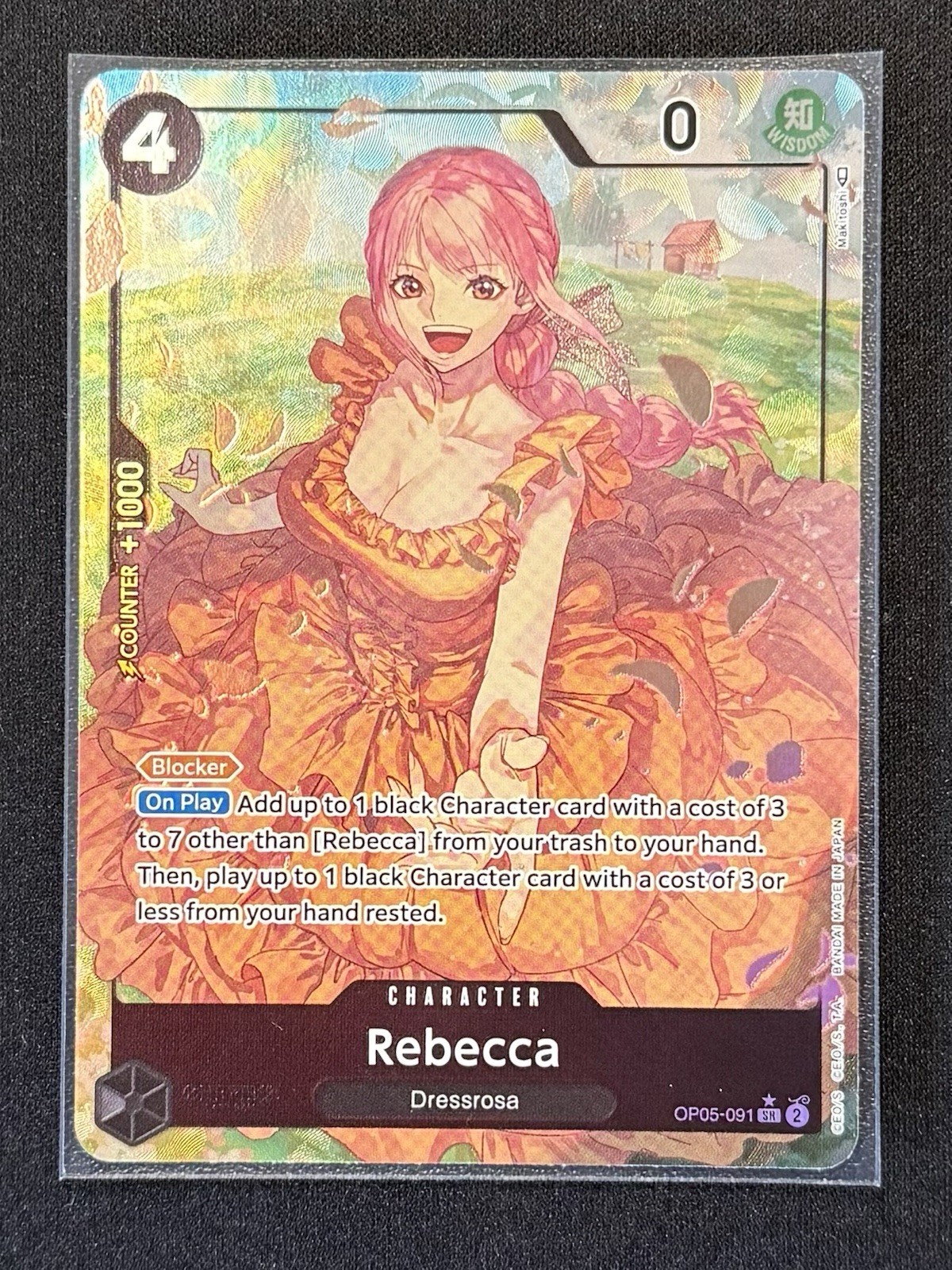 Rebecca OP05-091 SR Alternate Art Awakening of the New Era One Piece TCG NM
