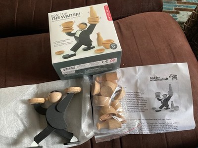 Kikkerland The Waiter Holzspiel Geschicklichkeitsspiel Stapelspiel