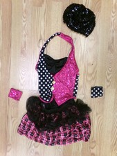 Dance Pre-Owned Costume Small Adult Pink Weissman 7271 Jazz Tap Clogging Musical