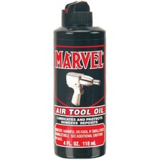 Marvel Mm080r Air Tool Oil 4 Oz. Bottle Lubricates Protects Removes Deposits Marvel Mm080r Air Tool Oil 4 Oz. Bottle Lubricates Protects Removes Deposits