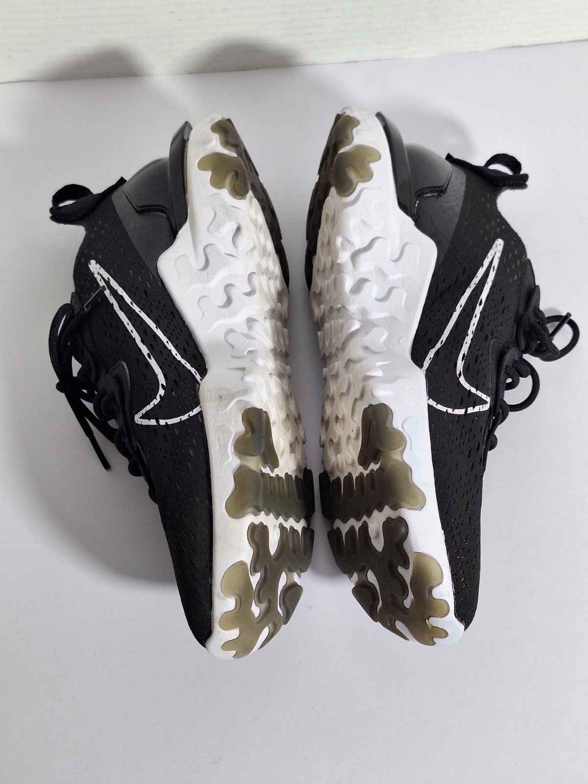 Nike React Vision Black White Running Sneakers Me… - image 10