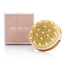 Dry Brushing Body Brush - Best for Exfoliating Dry Skin, Lymphatic Drainage and