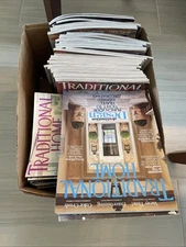 Traditional Home Magazine HUGE LOT of 75+ Issues 1987-2017 50lbs!