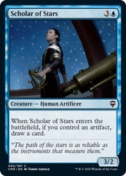 Scholar of Stars 92 Common Commander Legends Magic: The Gathering
