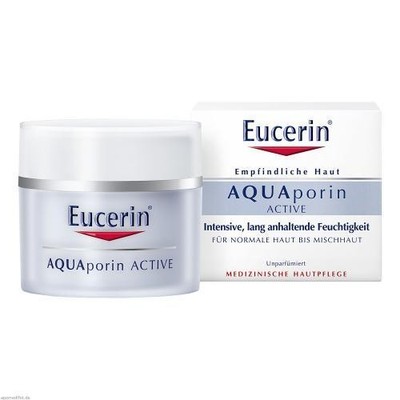 2x EUCERIN AQUAporin Active Creme norm.bis Mischhaut 50 ML