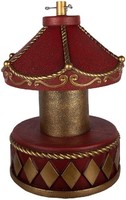 Clayre & Eef 5MG0121 WeihnachtsbaumstäNder Karussell Rot Goldfarbig 52 X 73 Cm