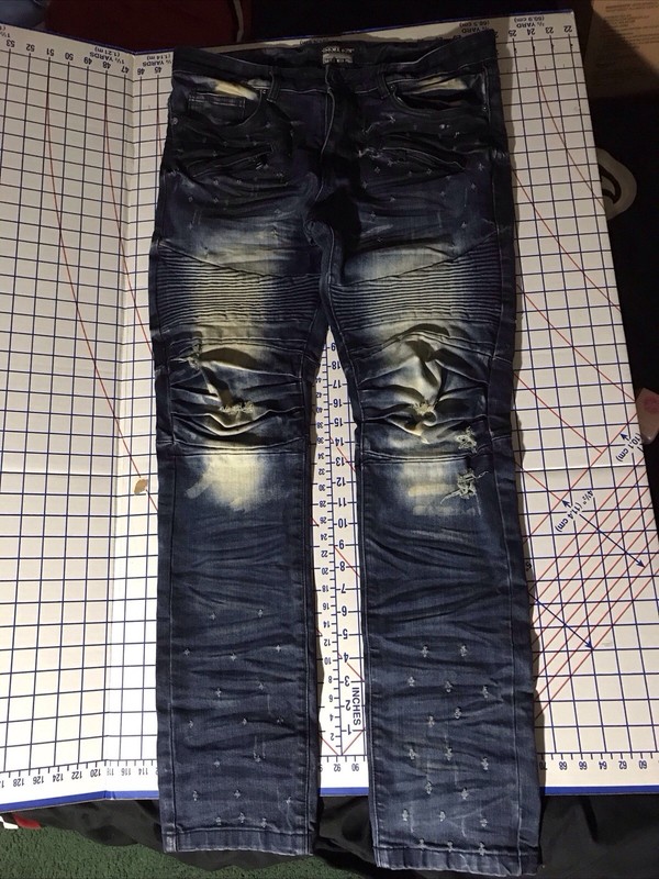 Jeans, Bleached & Torn Design by Smoke Rise