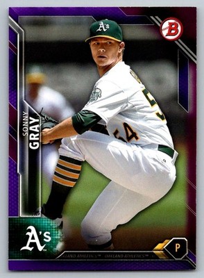 2016 Bowman Purple  Sonny Gray 62 046/250