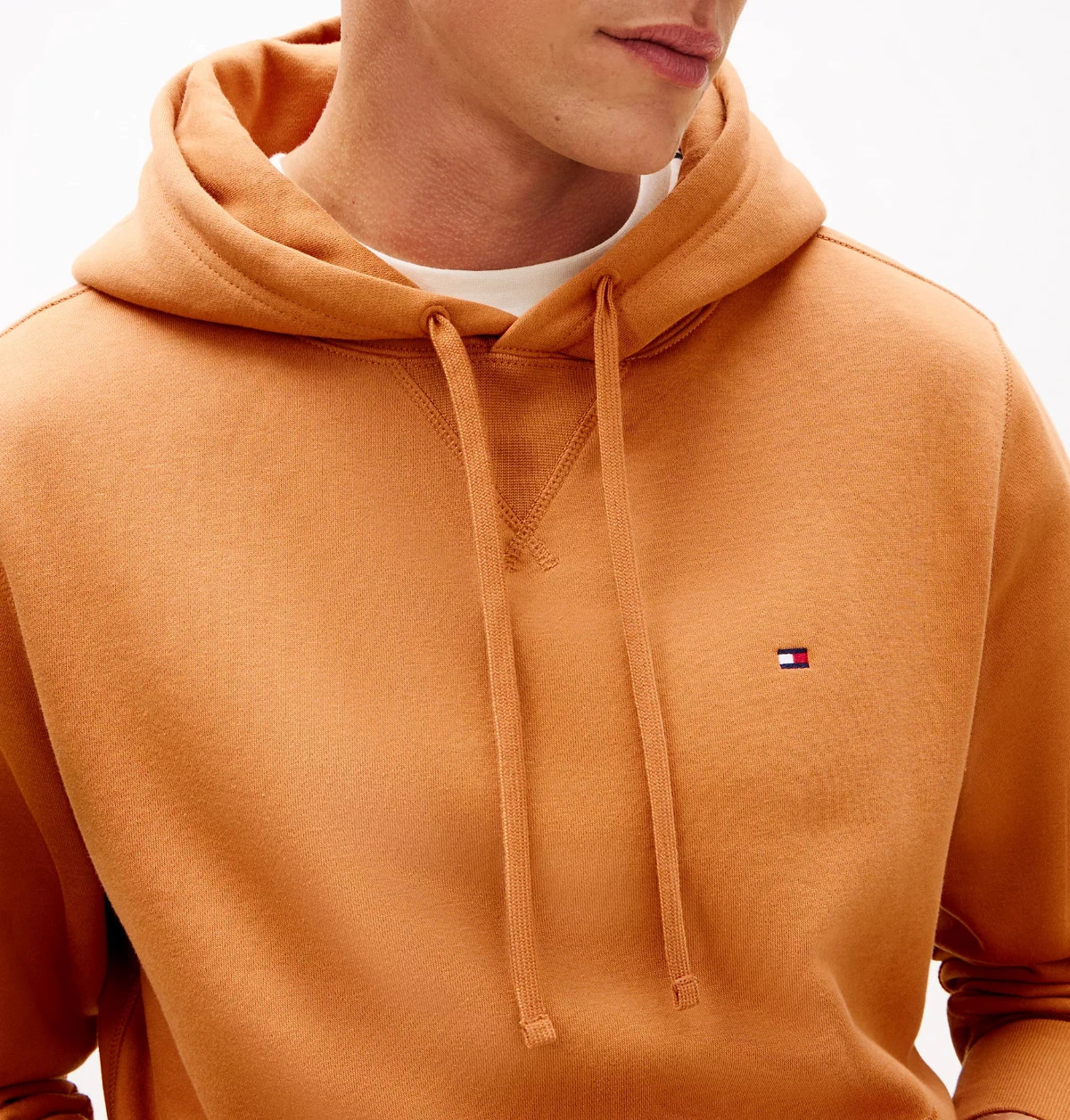 NWT Tommy Hilfiger Men's Small Embroidered Logo Essential Pullover Fleece Hoodie image 6