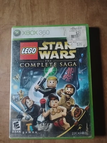 Lego Star Wars Complete Saga - Microsoft Xbox 360 Tested And Working