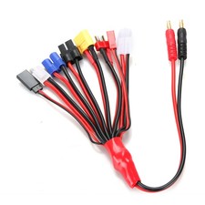 10X RC Lipo Battery Charger Adapter Connector Splitter Wire 8 in 1 Convert Cable