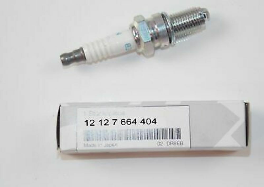 BMW 01-16 F650CS GS G650GS Xmoto SPARK PLUG 12 NGK DR8EB 12127664404 NOS OEM