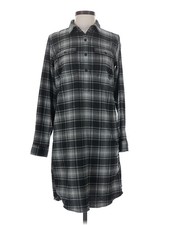 Eddie Bauer Women Gray Casual Dress 4
