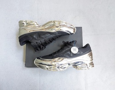 Adidas x Raf Simons Ozweego Mirrored Black Metallic Men 12 Sneakers EE7944