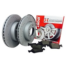 Zimmermann Sport BREMSSCHEIBEN 345mm + BELÄGE HINTEN passend für BMW 6er E63 E64