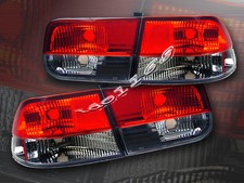 Fit For 1996-2000 Honda Civic Tail Lights Red Smoke 2d Coupe 99 98 97